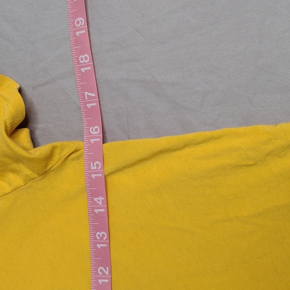 LA Hearts Shirt Women's Size XS X Small Gold Short Sleeve Graphic Waves - Picture 7 of 8